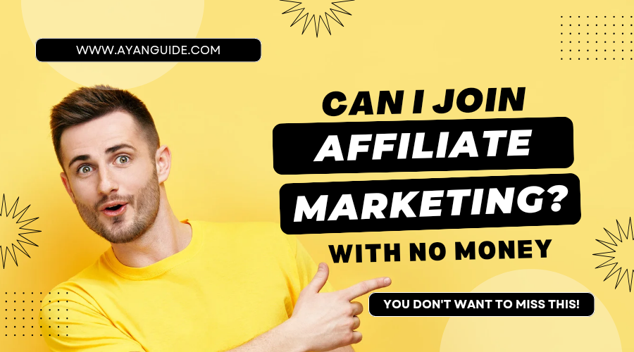 Can i join Affiliate Marketing for free
