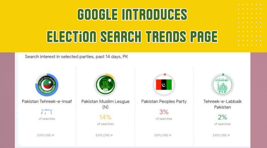 Google intoduces election search trends page