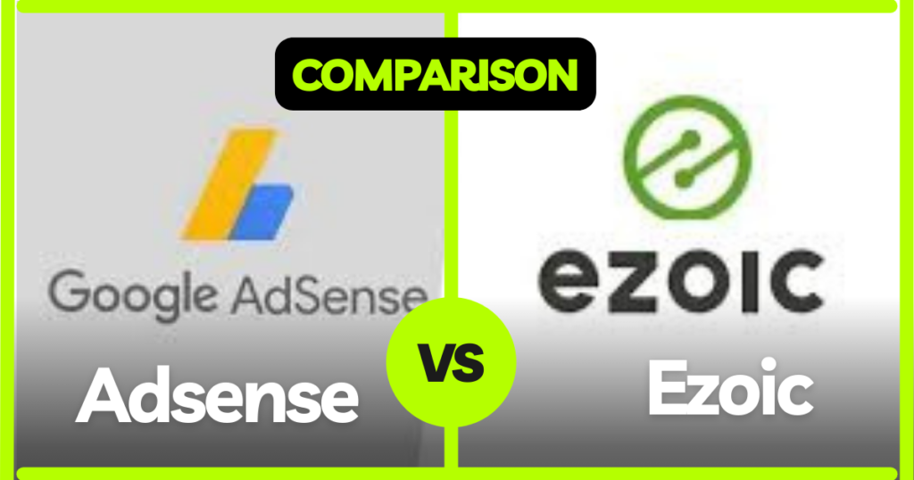 comparison between ezoic and adsense