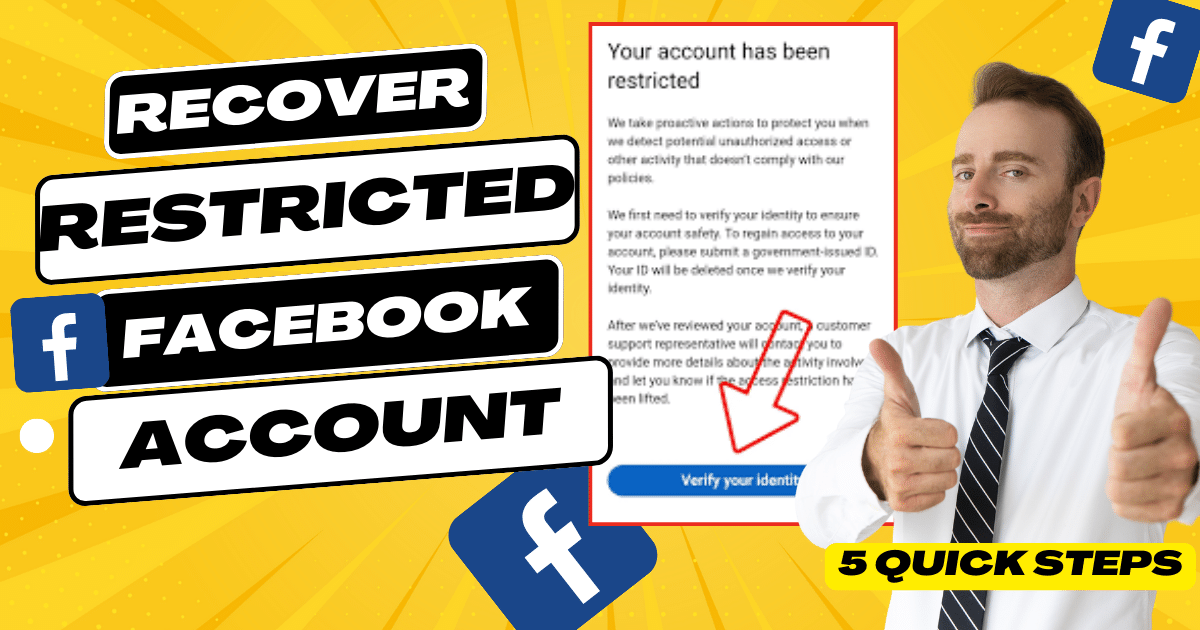 recover your restricted facebook account
